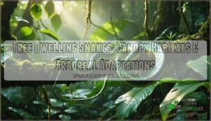 tree dwelling snakes canopy habitats