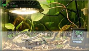 troubleshooting common snake cage heating problems