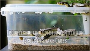 troubleshooting common ventilation issues in snake cages