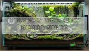 troubleshooting persistent humidity problems in terrariums