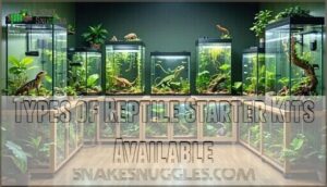 types of reptile starter kits available