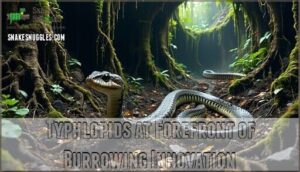 typhlopids at forefront of burrowing innovation