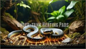 under-tank heating pads