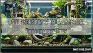 using sensory stimulation and enrichment toys