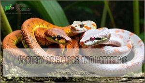 variety of colors and patterns