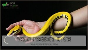 venom effects on humans