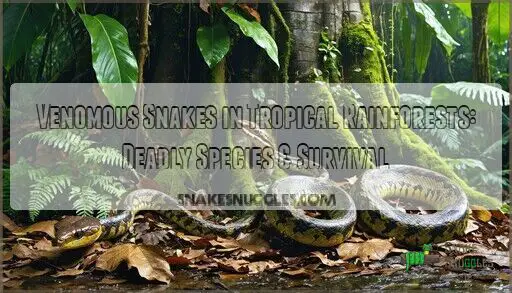 Venomous Snakes in Tropical Rainforests: Deadly Species & Survival