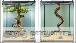 vertical vs. horizontal orientation