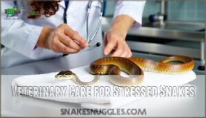 veterinary care for stressed snakes