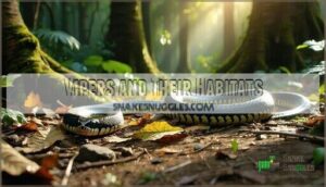 vipers and their habitats