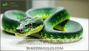 visible swelling
