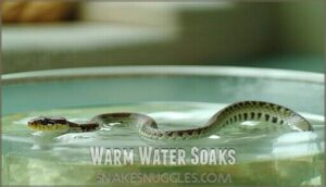 warm water soaks