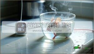 warming feeder mice