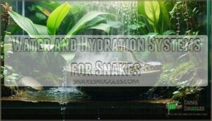 water and hydration systems for snakes