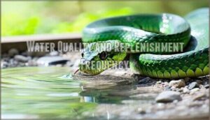 water quality and replenishment frequency