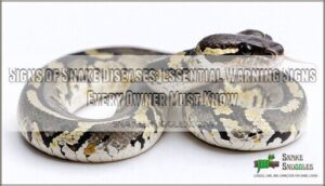 what are the signs of snake diseases