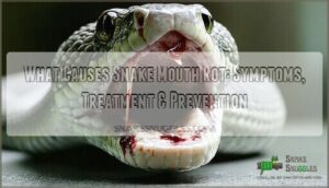 what causes snake mouth rot