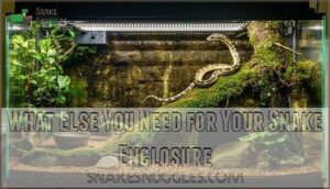 what else you need for your snake enclosure