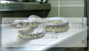 what is the neurological virus in snakes