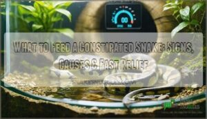 what to feed a constipated snake