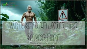 who should avoid the snake diet