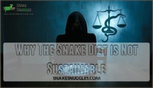 why the snake diet is not sustainable