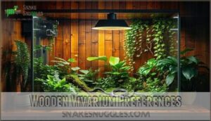 wooden vivarium preferences