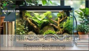 zoo med: comprehensive snake habitat solutions