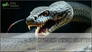 adaptations for efficient venom delivery adaptations for efficient venom delivery