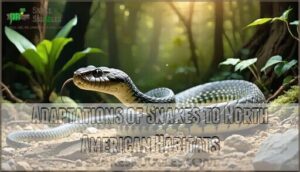 adaptations of snakes to north american habitats