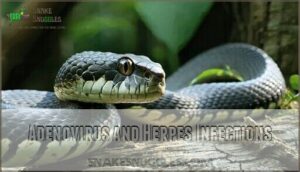 adenovirus and herpes infections