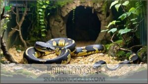 adult tank size