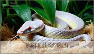 albino morph care