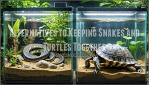 alternatives to keeping snakes and turtles together