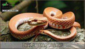 amelanistic morphs