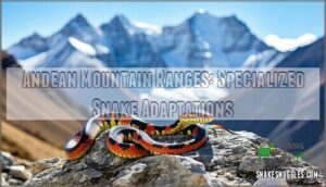 andean mountain ranges: specialized snake adaptations