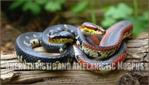 anerythristic and amelanistic morphs