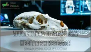 applications of snake jaw mechanism research