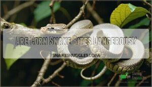 are corn snake bites dangerous