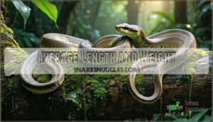 average length and weight