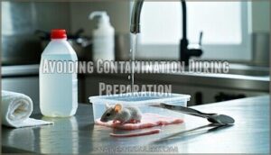 avoiding contamination during preparation