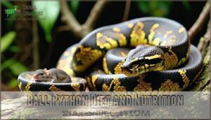 ball python diet and nutrition
