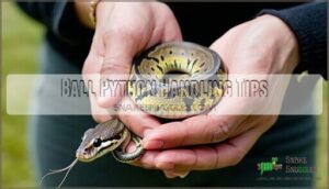 ball python handling tips