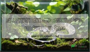 ball python tank size