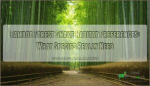 bamboo forest snake habitat preferences