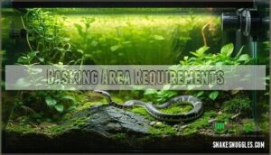 basking area requirements