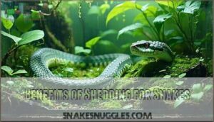 benefits of shedding for snakes