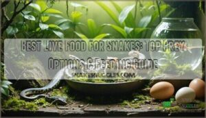 best live food for snakes