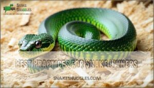 best practices for snake owners