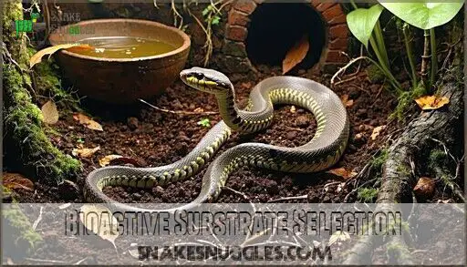Stunning Corn Snake Bioactive Setup image